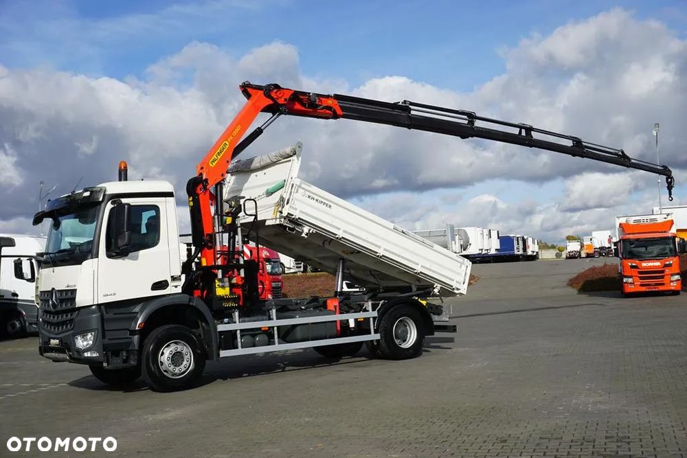 Mercedes-Benz / AROCS / 1843 / E 6 / WYWROTKA + HDS / ROTATOR / PALFINGER PK 13001 / WYSIĘG 17 M - 4