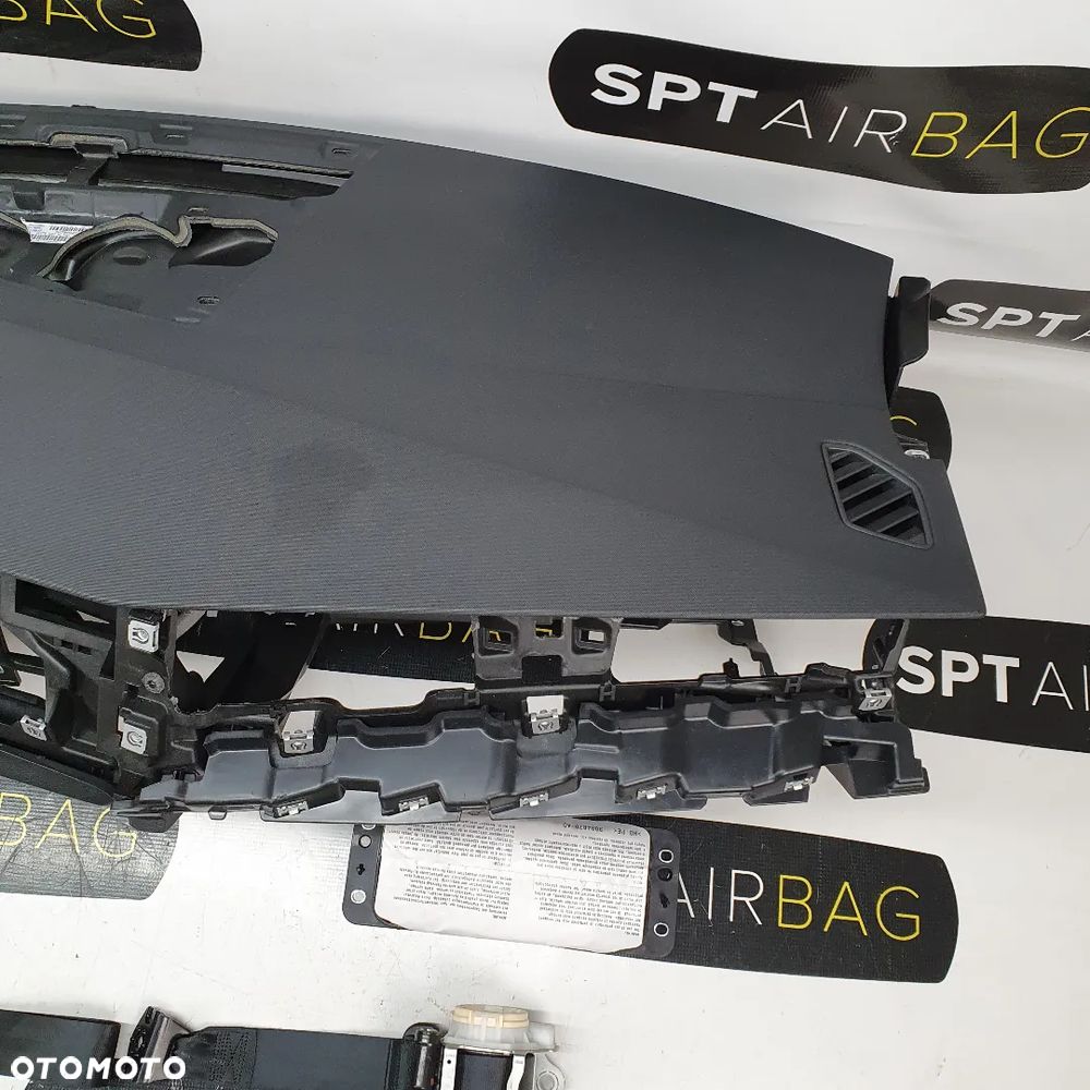 AUDI A1 82A DESKA ROZDZIELCZA KONSOLA KOKPIT PULPIT PODUSZKI AIRBAG AIR BAG PASY KIT SET - 4