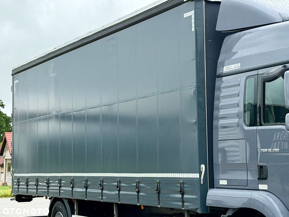 MAN TGM 18.290 / FIRANKA / 20 EUROPALET / AUTOMAT / 210 TYŚ KM / 10 025 KG ŁADOWNOŚCI / EURO 6 / 12.2018 / SPROWADZONY / JAK NOWY - 16