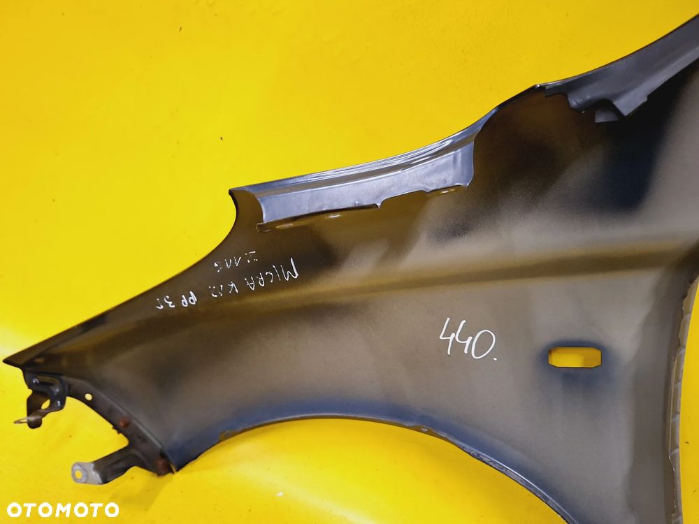 BŁOTNIK PRAWY PRZÓD NISSAN MICRA K12 HB 3D LAK: Z11G NR440 - 10