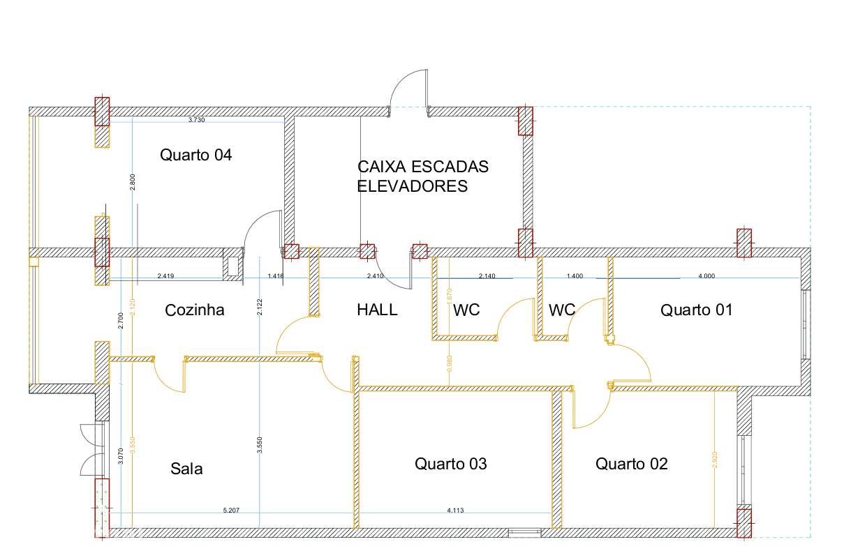 T4 no último andar com elevador e garagem | Gulbenkian – Braga - Grande imagem: 5/5