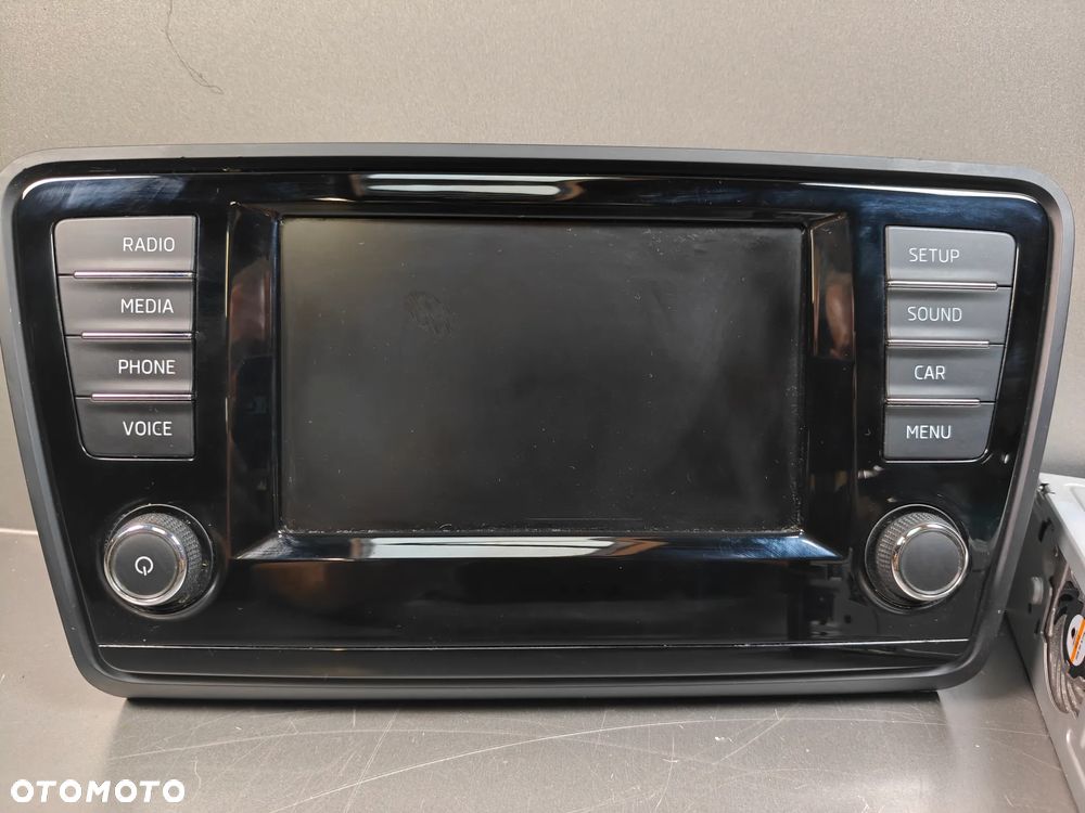 Radio Ekran Skoda Octavia 3 III Czytnik Multimediów Wyświetlacz 5Q0035842B 5E0919605H - 3