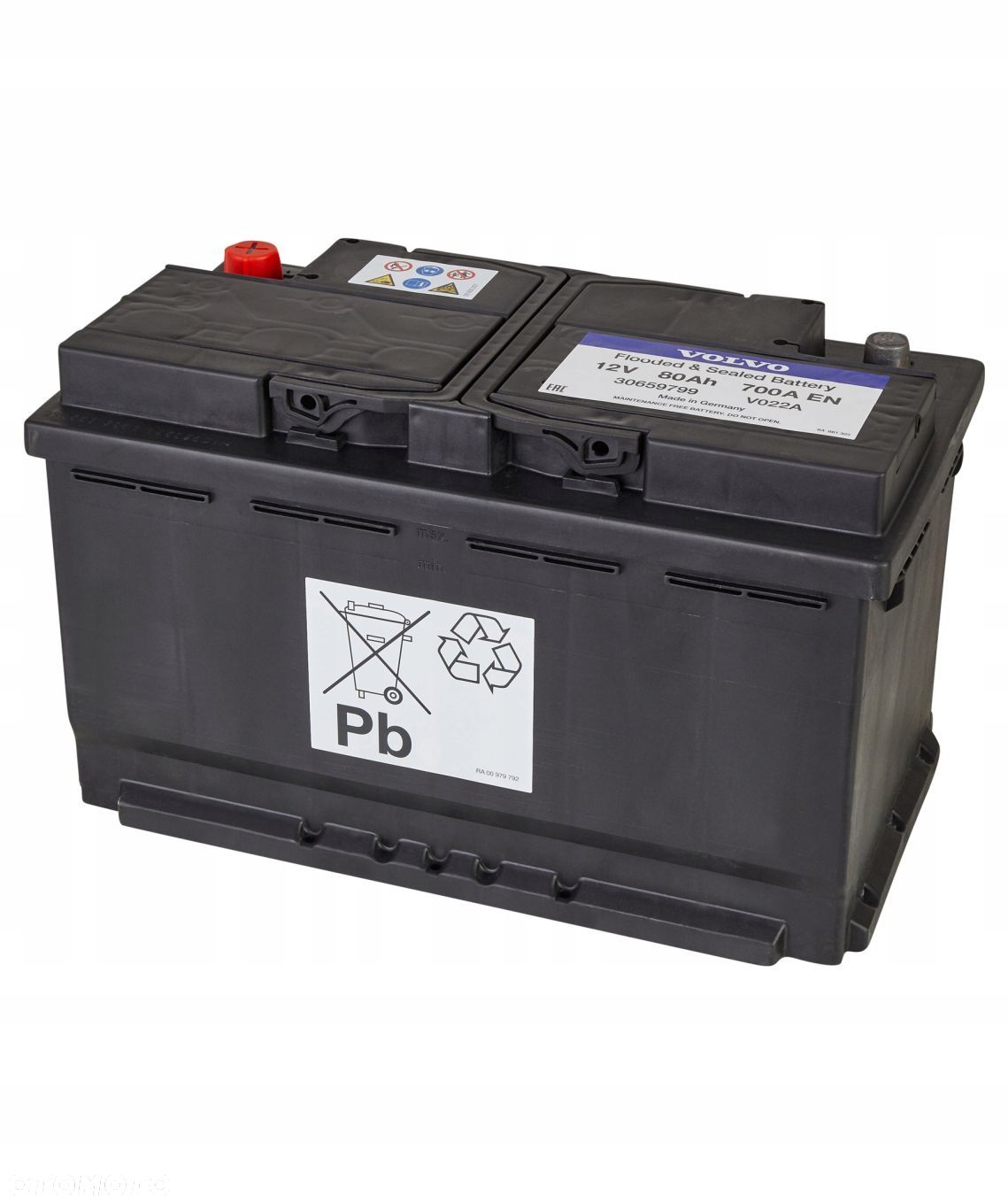 VOLVO C30 C70 akumulator oryginał 700A 80Ah OE - 1