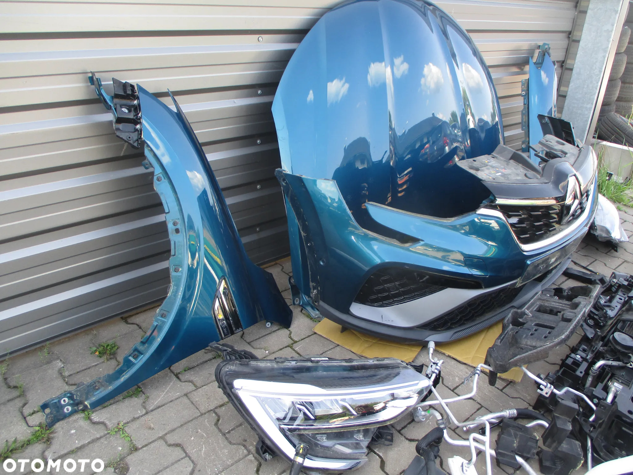 RENAULT ARKANA R.S. LINE 1.6 HYBRID- MASKA ZDERZAK KOMPLETNY PRZÓD Bleu Zanzibar Pearl RRF TERRF - 3