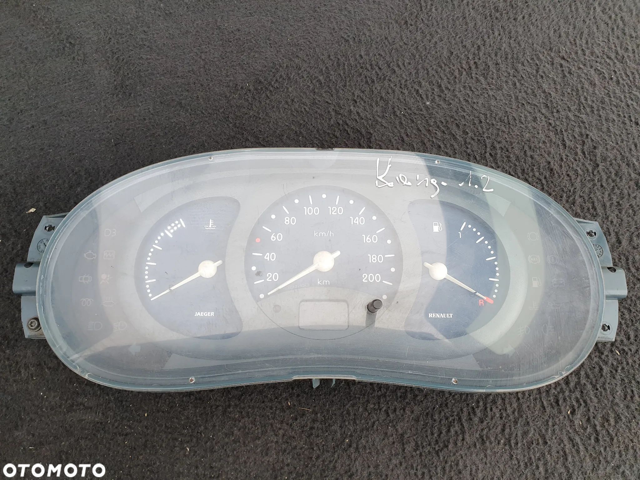 RENAULT KANGOO I 1.2 LICZNIK ZEGARY PRĘDKOŚCIOMIERZ 7700313173 - 1