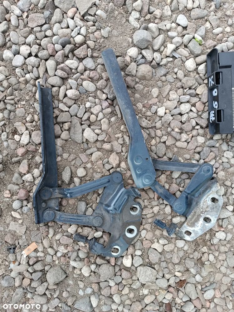 vw passat b6 LC5F ZAWIAS MASKI LEWY PRAWY KOMPLET - 1