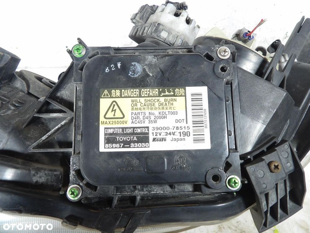 TOYOTA COROLLA E14 E15 LIFT REFLEKTOR PRAWY XENON KOITO 12-520 - 3