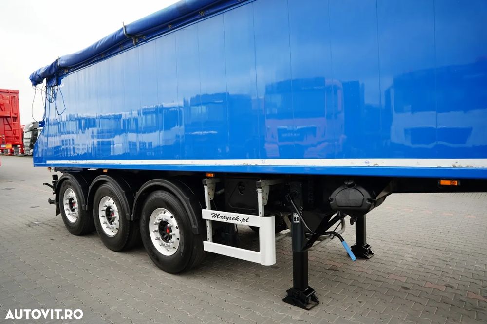 Bodex BASCULĂ  31 m3 / ALUMINIU / AXĂ RIDICATĂ / SAF / JANTE DIN ALIAJ / - 9