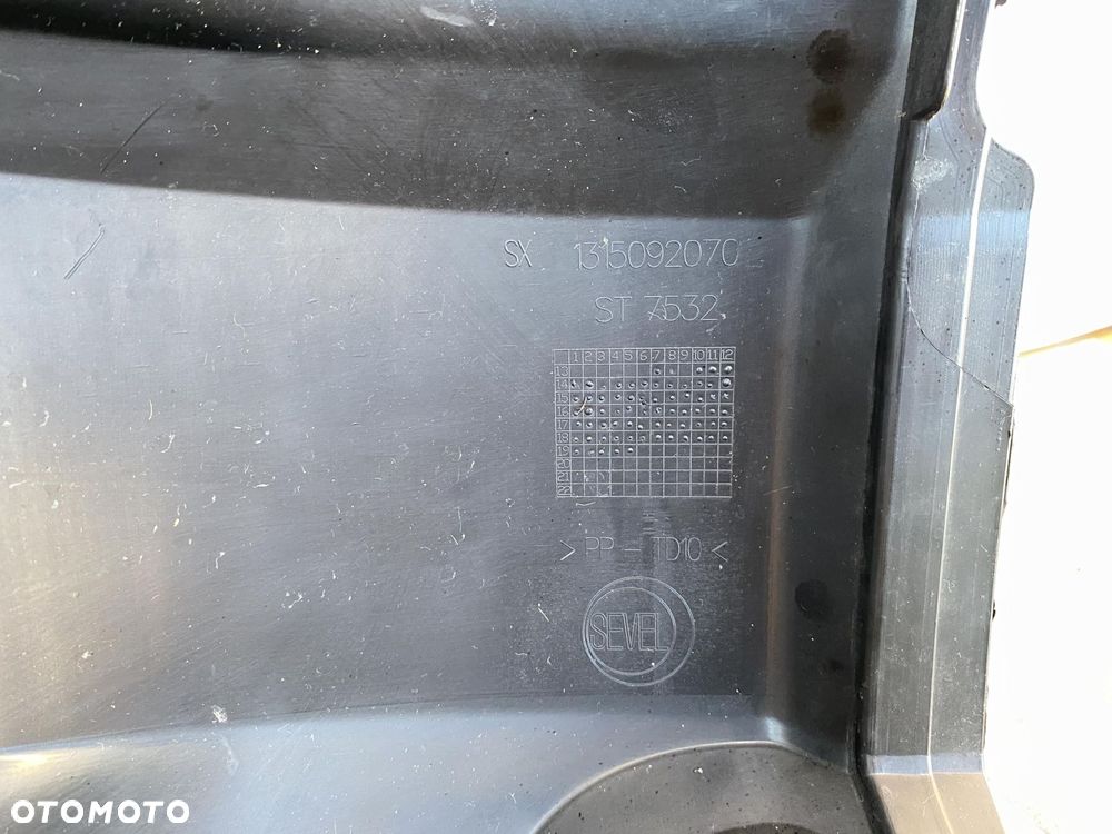 DUCATO BOXER JUMPER 14- NAROŻNIK ZDERZAK LEWY PRZÓD CZARNY LISTWA HALOGEN - 8