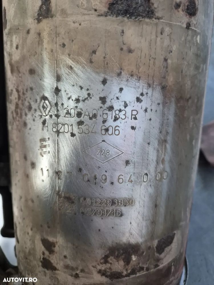 Filtru de particole Dacia Duster EURO 6 1.5 DCI 4x2 - 2