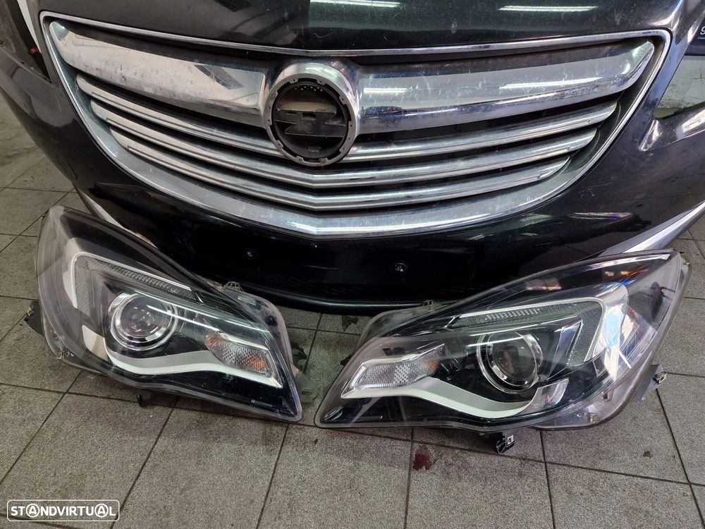 Frente completa usada OPEL INSIGNIA RESTYLE FACELIFT G09 2.0 CDTI capot parachoques guardalamas oticas radiadores - 7