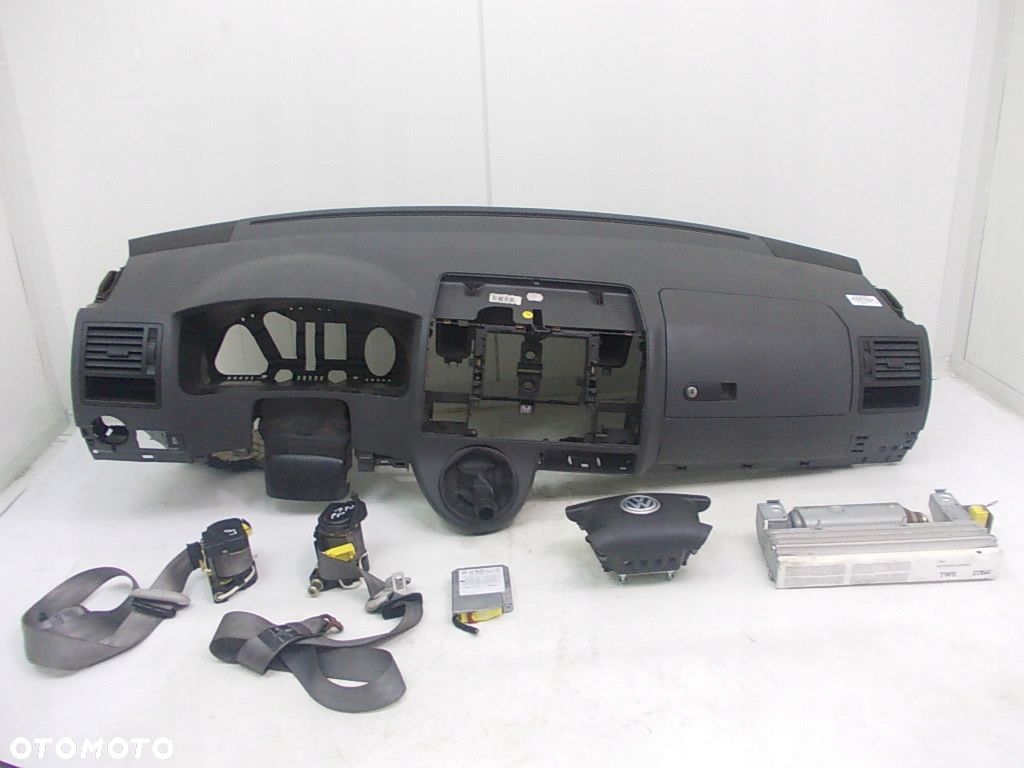VW TRANSPORTER T5 DESKA PASY AIRBAG SENSOR KPL EU - 1