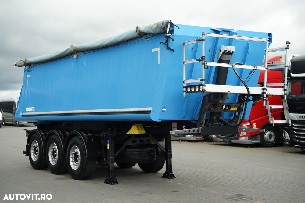 Schmitz Cargobull BASCULATOR 28 M3 / ALUMINIU / AXĂ RELAXABILĂ - 1
