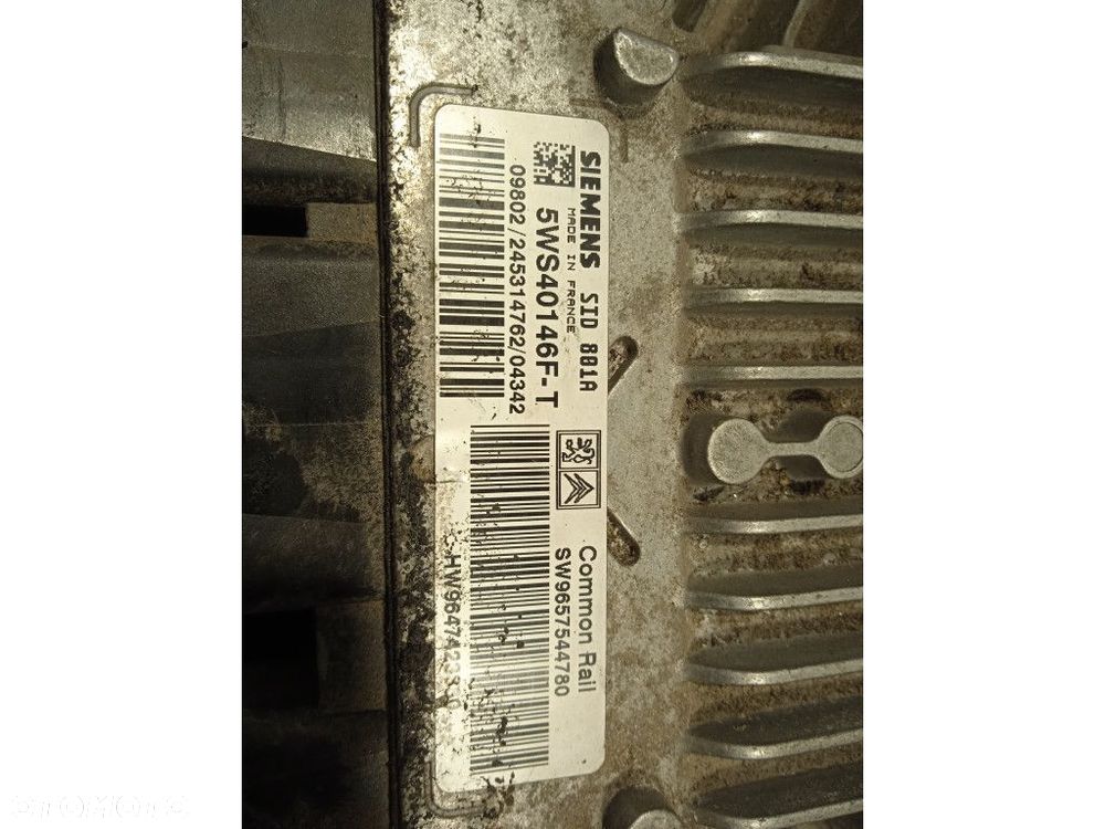 PEUGEOT PARTNER I LIFT 2.0 HDI STEROWNIK SILNIKA 5WS40146F-T - 2