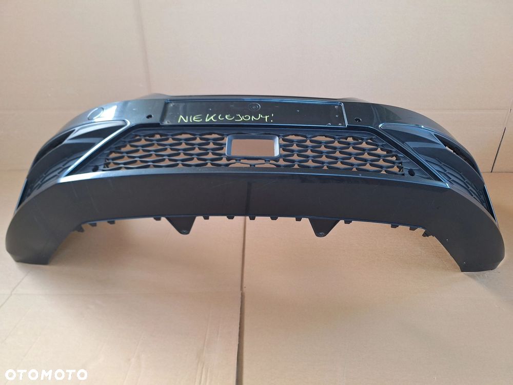 SEAT LEON III FR LIFT 16- 17-19r NIE KLEJONY! B.ŁADNY-SZARY MET. ZDERZAK PRZÓD PRZEDNI 5F0807221AB WYSYŁKA 24H - 2