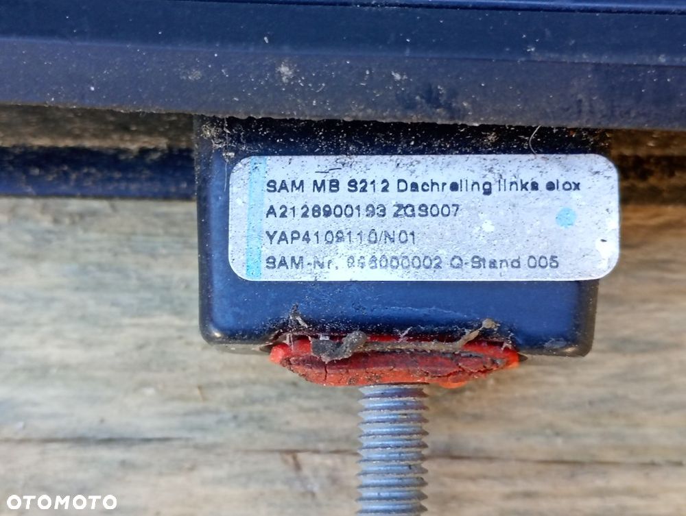 relingi dachowe reling komplet mercedes W212 kombi A2128900293 A2128900193 - 8