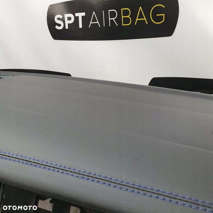VW TOUAREG 3 III LIFT DESKA ROZDZIELCZA KONSOLA KOKPIT PULPIT PODUSZKI AIRBAG AIR BAG PASY KIT SET - 6