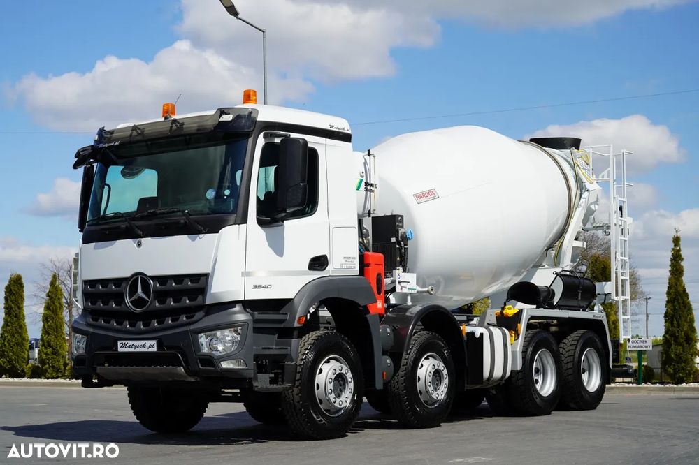 Mercedes-Benz AROCS 3540 / POMPĂ 9M3 / 8x4 / BETONĂ / AUTOMATĂ / SCHWING STETTER / 100% PNEURI / CAMERA - 2