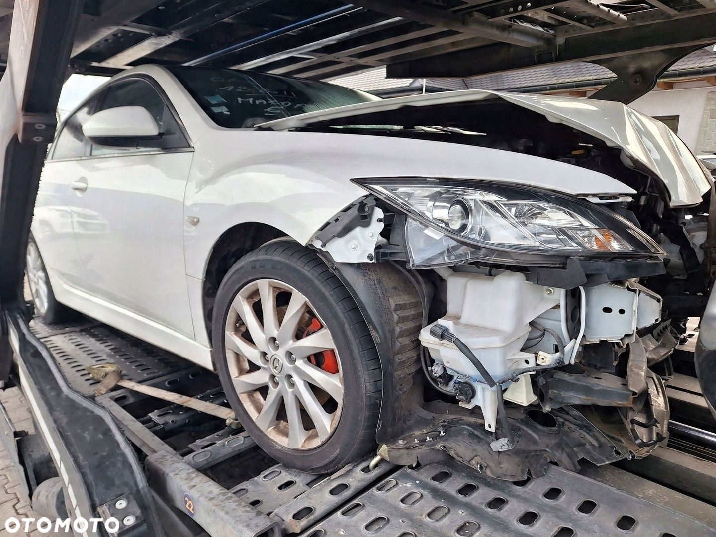 MAZDA 6 II GH LIFT 5D HB BIAŁE 34K Hatchback / Liftback DRZWI PRZÓD LEWE - 2