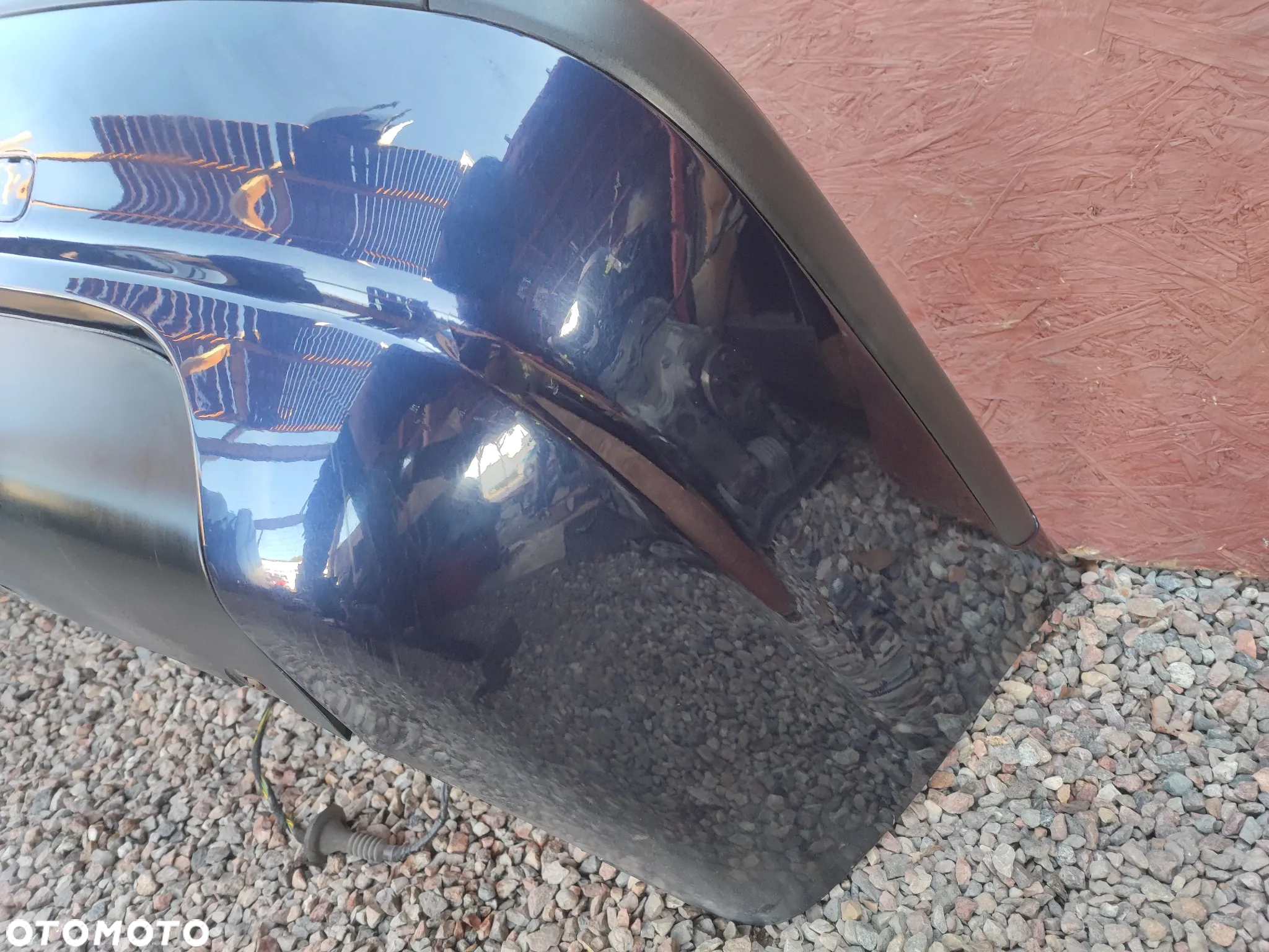 BMW E46 SEDAN ORYGINALNY ZDERZAK TYŁ M-PAKIET W KOLORZE ORIENT-BLAU METALIC O KODZIE LAKIERU 317/5 + CZUJNIKI PDC O NR.  51 12 2 293 990 W DOBRYM STANIE - 9
