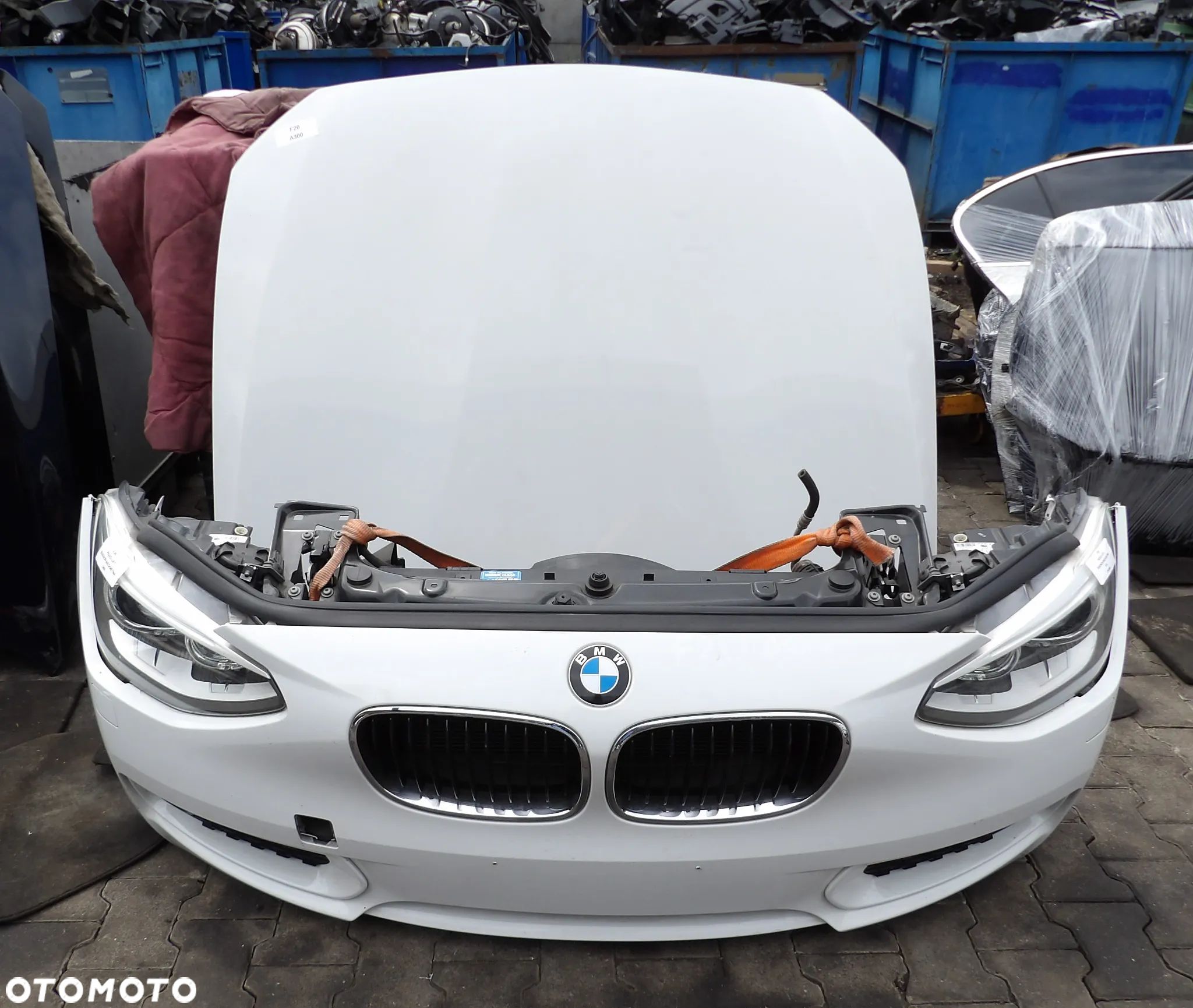 BMW - F20 - KOLOR A300 - PAS PRZEDNI - MASKA-ZDERZAK - BŁOTNIKI  - LAMPY  - KOMPLETNY - ORYGINAŁ - 1