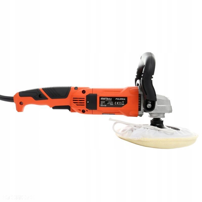 POLERKA ELEKTRYCZNA SAMOCHODOWA OBROTOWA Z REGULACJA 2600W MOCNA KD1726 - 5