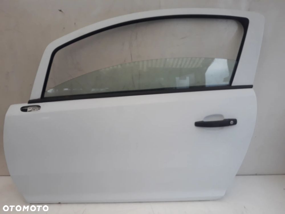 DRZWI LEWY PRZÓD OPEL CORSA D 2010r  HB 3D  KOLOR: Z474 - 1
