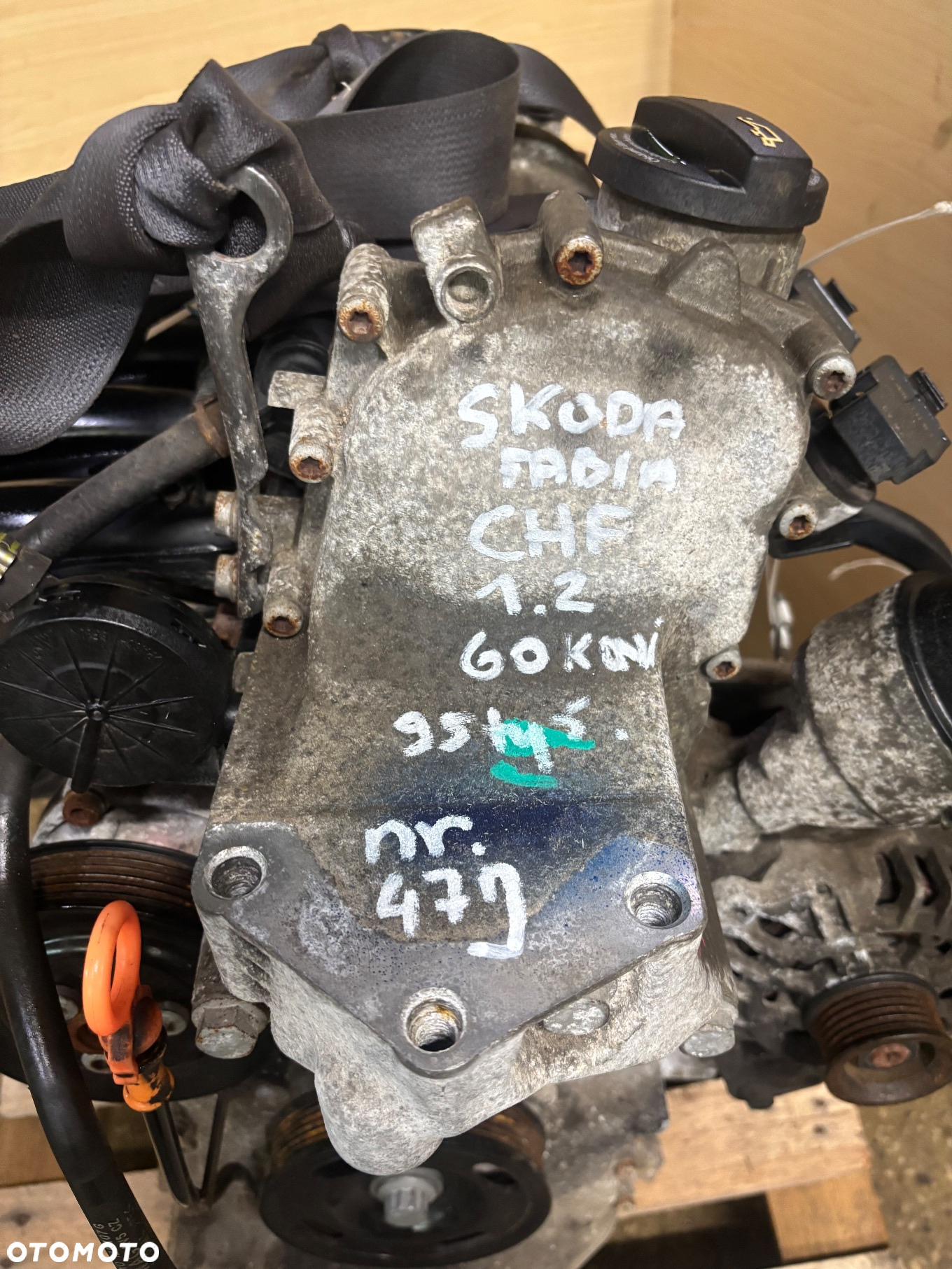 Vw Polo Skoda Fabia Seat Ibiza Silnik 1.2  CHF  CHFA BBM  kompletny - 2