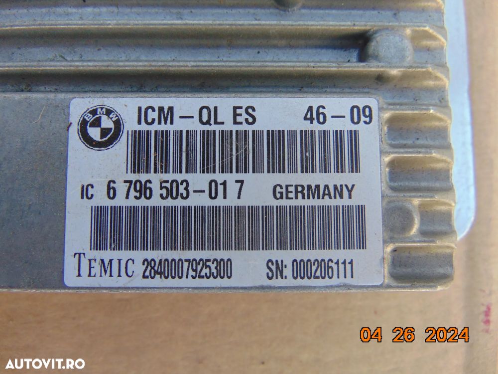Modul ICM BMW f07 seria 5 gt f01 f10 f11 f02 modul suspensie aer cod - 3