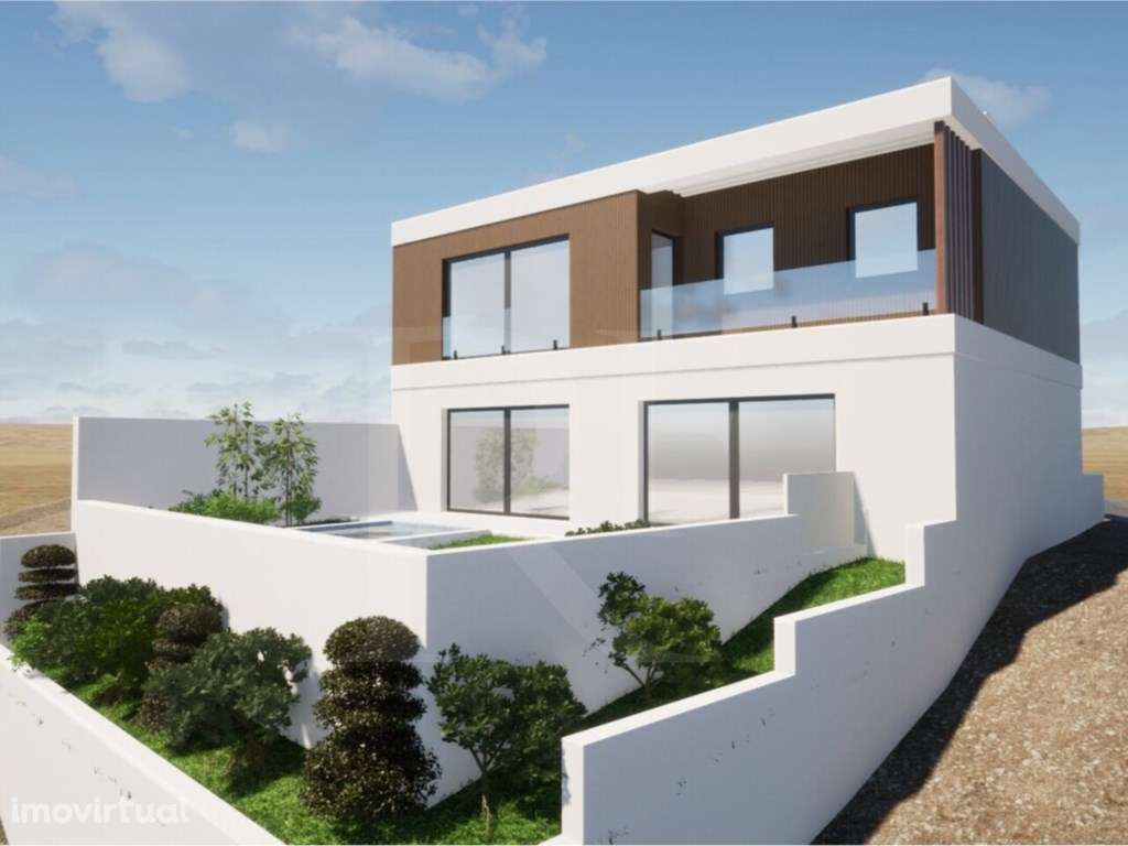 Lote com projeto aprovado para 2 moradias T3 com vista mar na Areia... - Grande imagem: 3/24