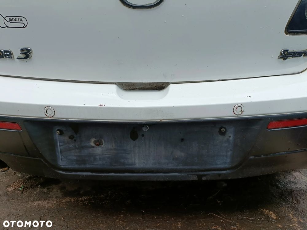 MAZDA 3 I BK 03-06 2005 r. SPORT zderzak tył tylny PDC * - 6