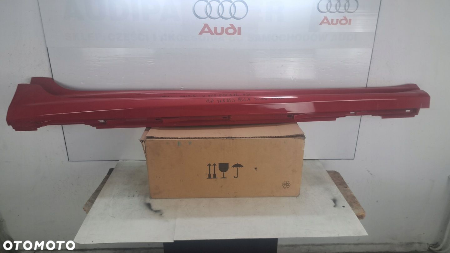 OSŁONA PROGU PRÓG LISTWA PROGOWA AUDI A7 S7 S-LINE 4K 4K8 2019-2023 C8 - 1