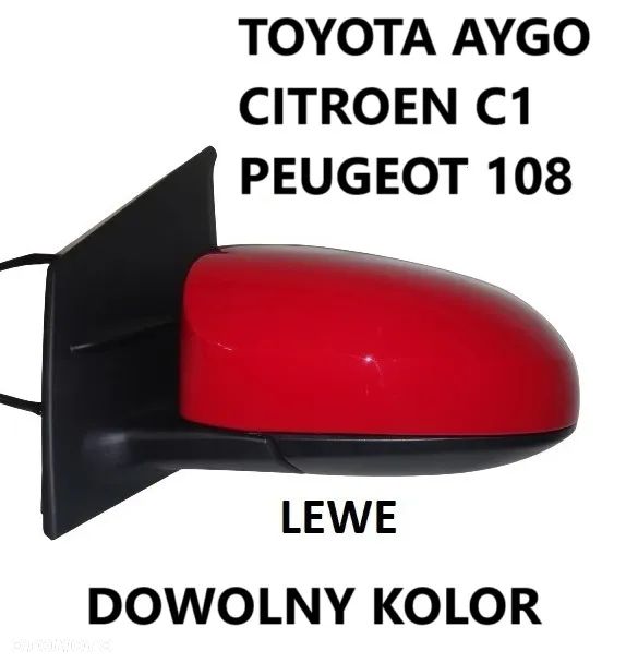 LUSTERKO CITROEN C1 C2 C3 C4 C5 Picasso Aircross Spacetorer C-Crosser C-Elysse Saxo Xsantia Zx Bx i inne - 9
