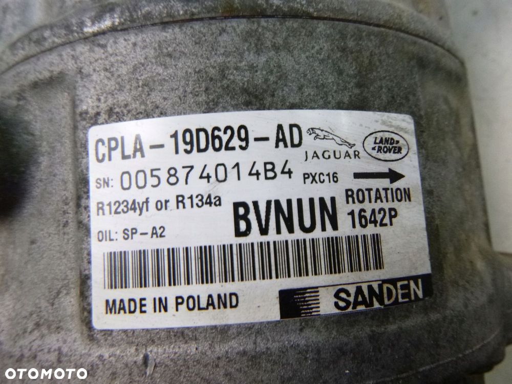 RANGE ROVER SPORT L494 SPRĘŻARKA KOMPRESOR KLIMATYZACJI ORYGINAŁ - 6