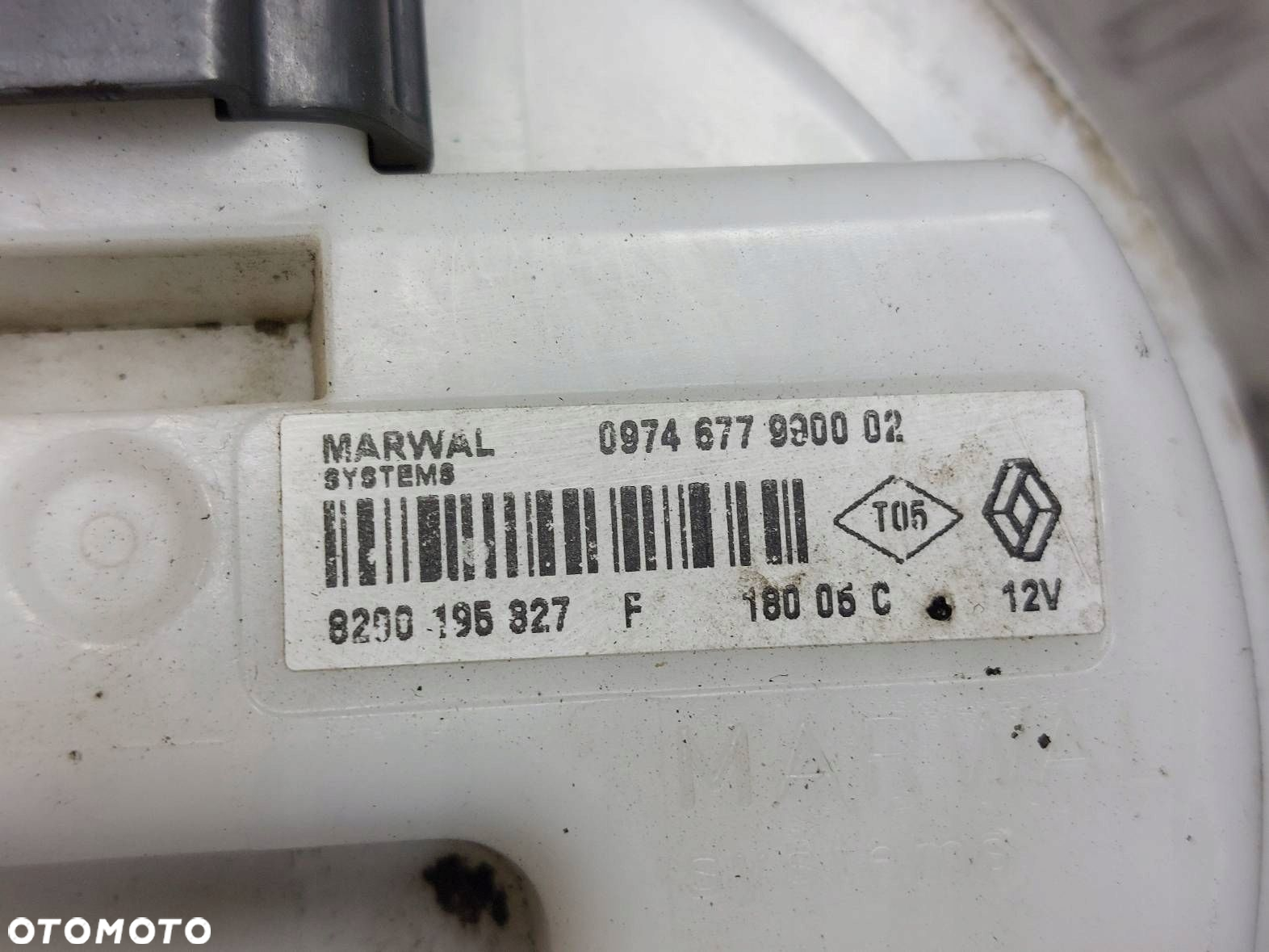 POMPKA PALIWA + PŁYWAK RENAULT MODUS I 1.2 16V 8200195827F - 5