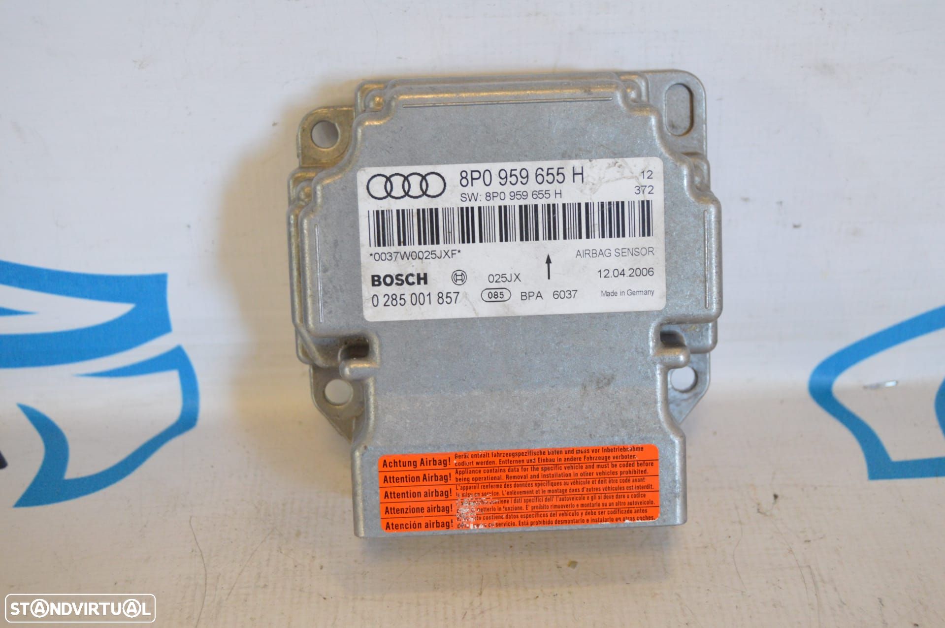 CENTRALINA AIRBAG BOSCH ORIGINAL 8P0959655H 8P0959655 AUDI A3 8P 8PA SPORTBACK 2.0 TDI 170CV BMN - 1