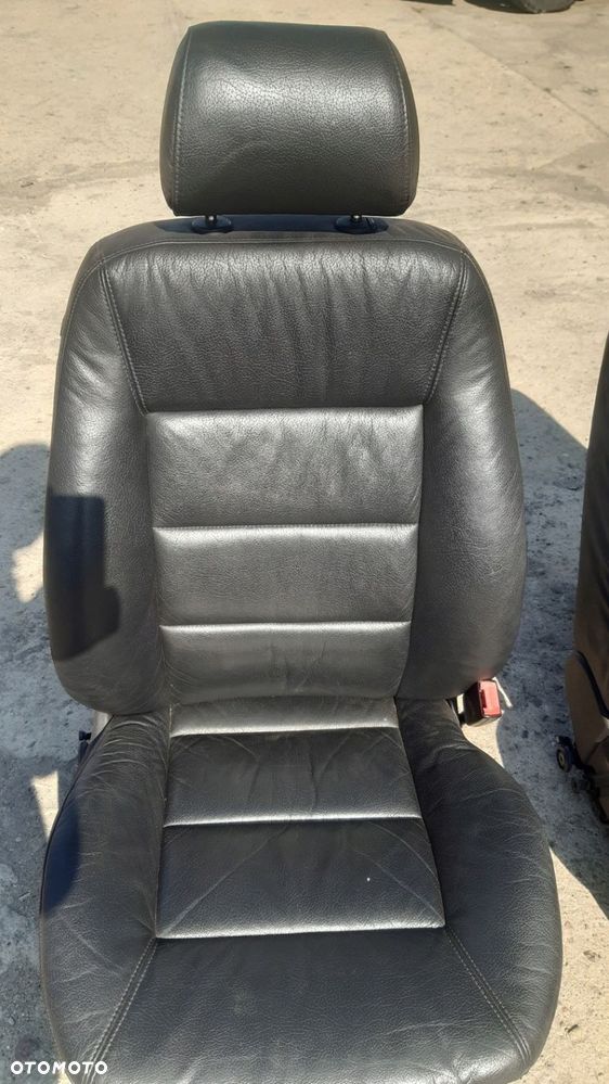 fotele fotel kanapa skóra czarna AUDI A6 C5 AVANT - 4