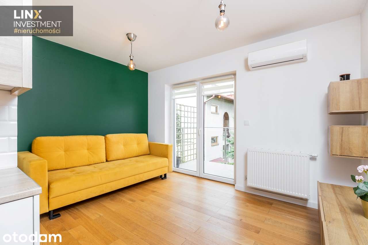 Funkcjonalna kawalerka 32 m2, balkon, klimatyzacja, Piaski Wielkie