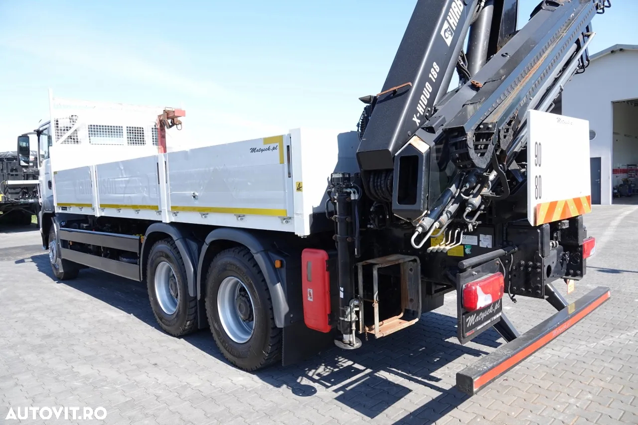 MAN TGS 26.400 / 6x4 / CUTIE - 6.5M / HDS HIAB 188 4xinaltime 13 metri / EURO 6 / 2016 /RADIO CONTROL / ROTATOR / - 12