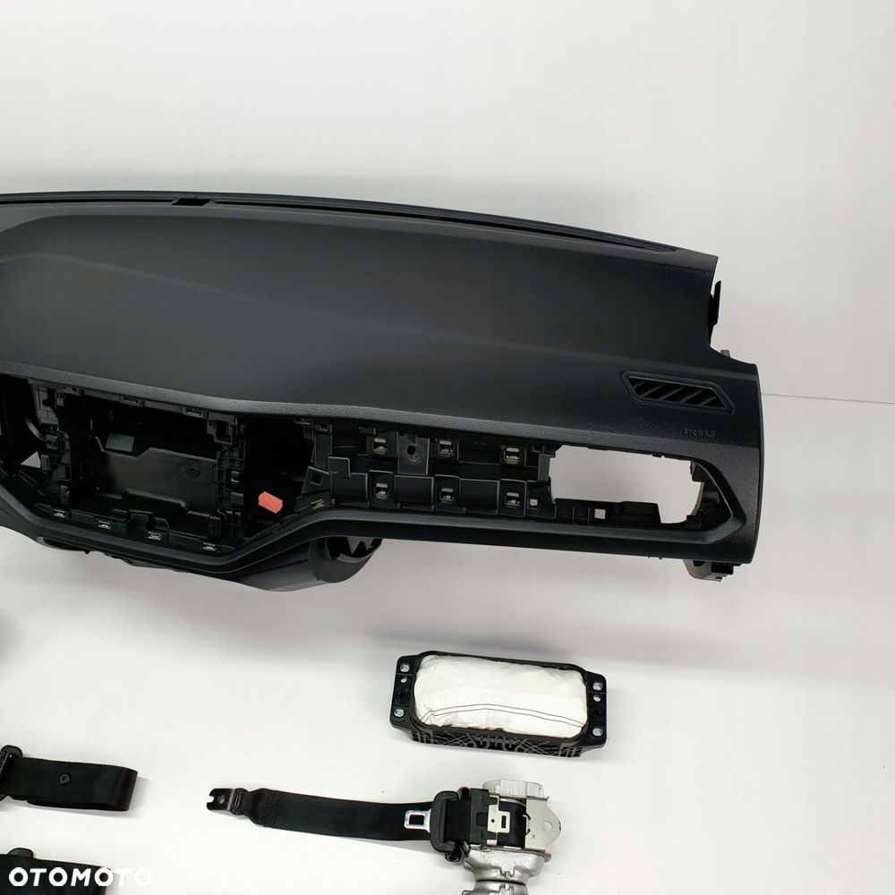 VW T-ROC DESKA ROZDZIELCZA KONSOLA KOKPIT PULPIT PODUSZKI AIRBAG AIR BAG PASY KIT SET - 3