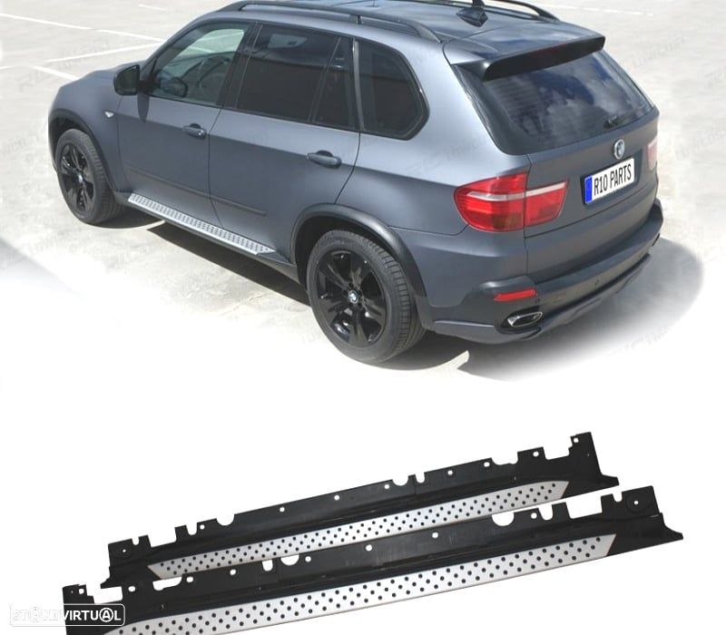 ESTRIBOS LATERAIS BMW X5 E70 06-13 LOOK M - 1