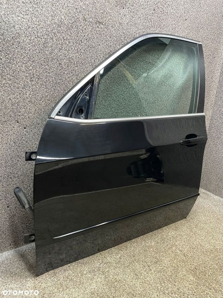 Drzwi lewy przod przednie szyba klamka 475/9 BLACK SAPPHIRE BMW X5 E70 - 3