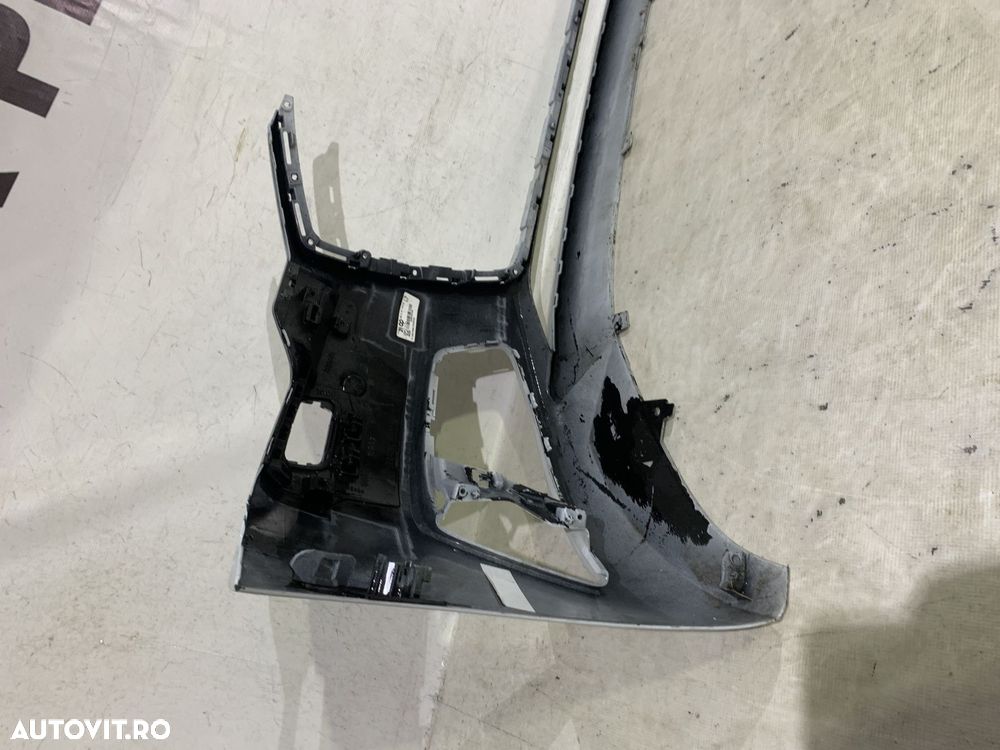 Bara fata Audi A6, C8, 2018, 2019, 2020, 2021, 2022, 2023, cod origine OE 4K0807437, cu gauri pentru spalatori faruri si senzori de parcare (6). - 6