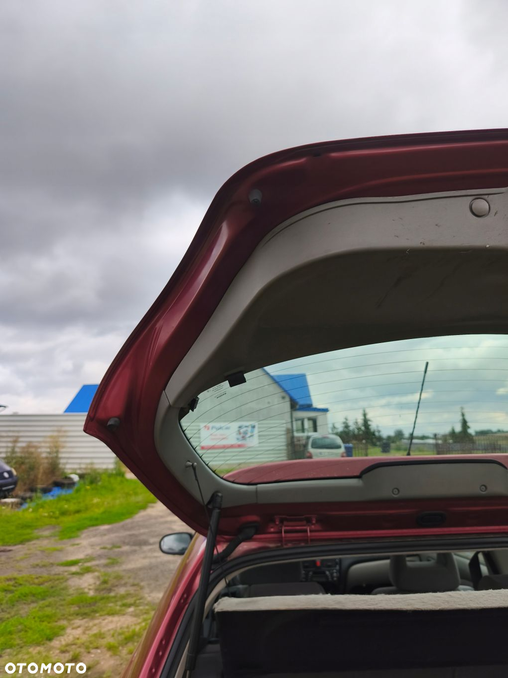 ALMERA N16 00-02 KLAPA BAGAŻNIKA SZYBA TYŁ GOŁA HB 3D AV3 - 3