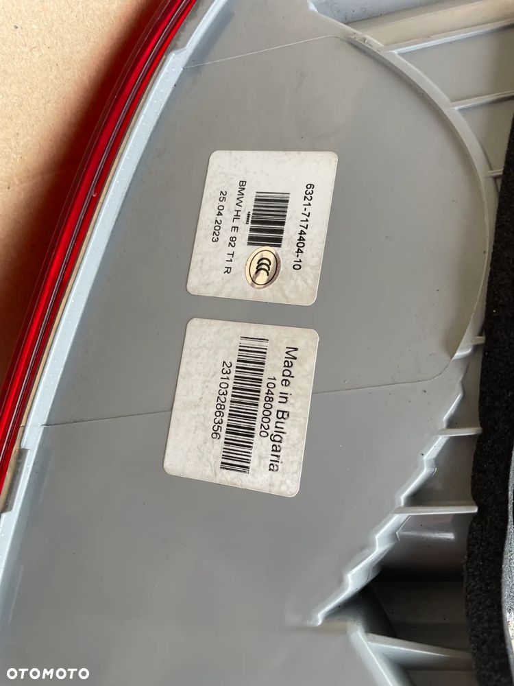 bmw e92 lampa tył tylnia prawa sprawna gwarancja - 5