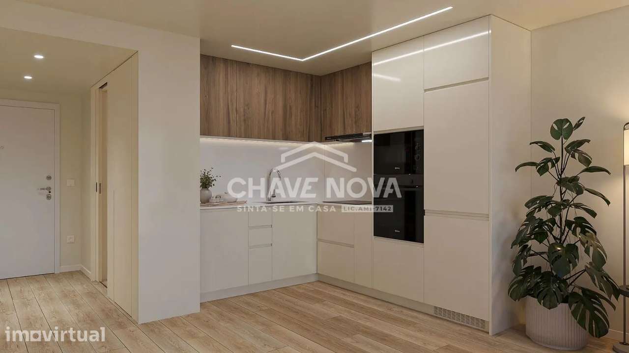 Apartamento T2 Novo com Varanda e Estacionamento – Vilar do Paraíso - Grande imagem: 3/17