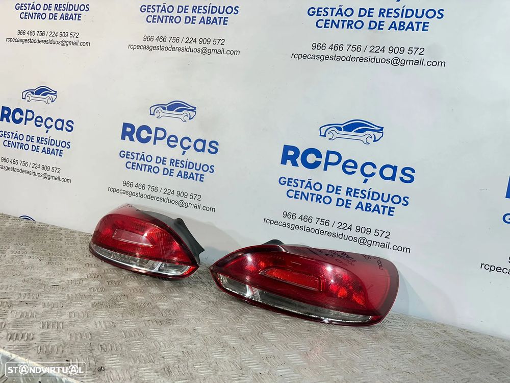 .Conjunto Farolins Traseiros Trás Esquerdo Direito Originais VW Volkswagen Scirocco MK3 1K8945095G 1K8945096G  2008 - 2018 - 3