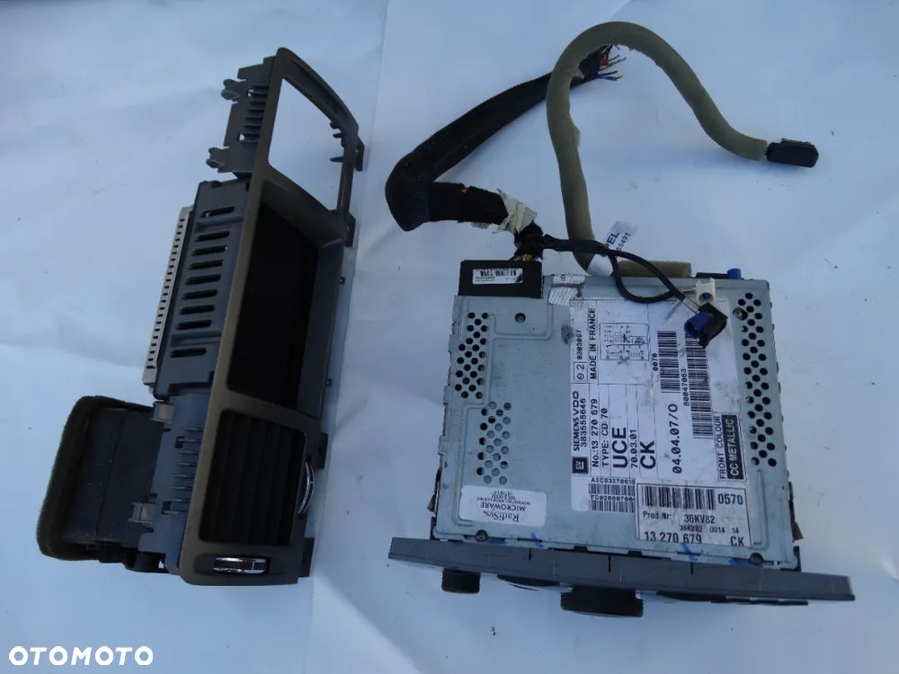 RADIO CD70 NAVI NAWIGACJA VECTRA C SIGNUM 13270679 F-VAT - 1