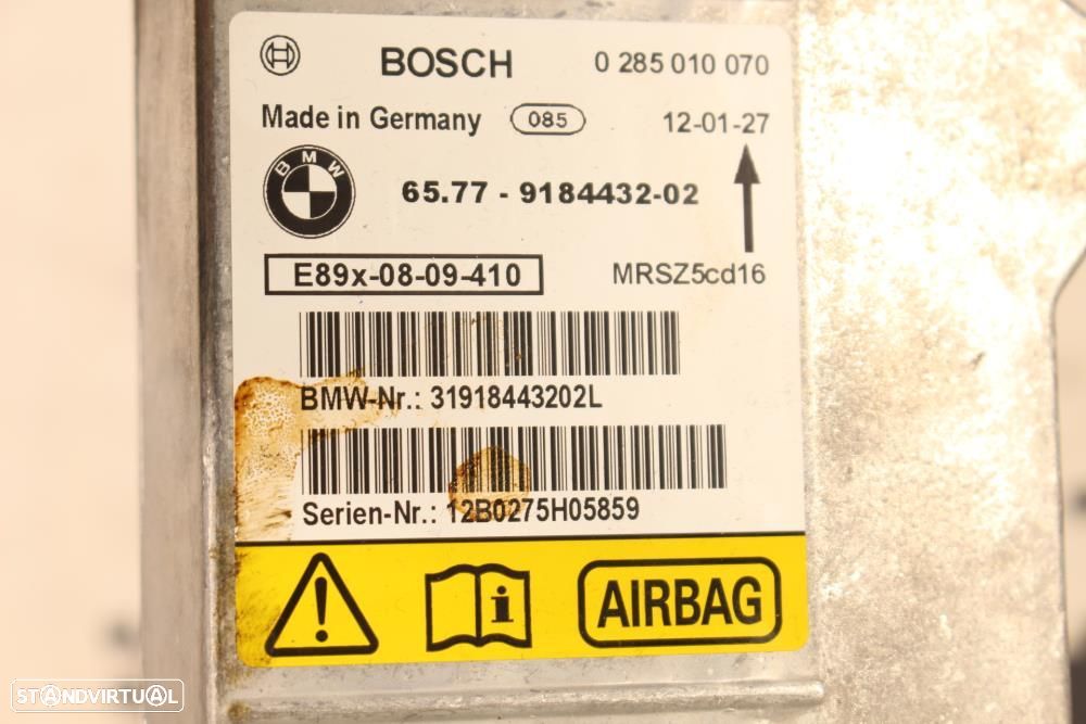 Centralina De Airbags Bmw 1 (E87)  65779184432 / 9184432 / 0285010070 - 7
