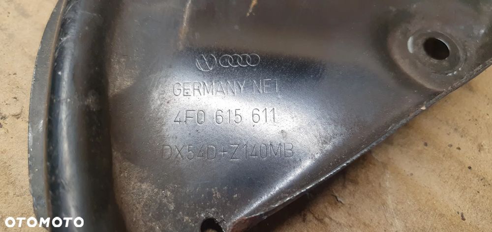 Osłona tarczy hamulcowej lewy tył tylna lewa Audi A6 C6 4F0615611 - 5